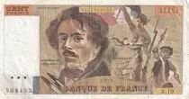 Francia 100 Francs Delacroix - 1978 - Serial A.10 - Fay.69.02b