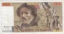 Francia 100 Francs Delacroix - 1978 - Serial B.2 - Fay.68.01