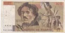 Francia 100 Francs Delacroix - 1978 - Serial D.4 - Fay.68.04
