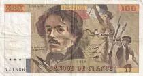 Francia 100 Francs Delacroix - 1978 - Serial Q.2 - Fay.68.01