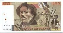Francia 100 Francs Delacroix - 1978 Serial A.2 - P.153 - VF