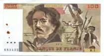 Francia 100 Francs Delacroix - 1978 Serial M.1 - P.153 -  VF