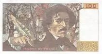 Francia 100 Francs Delacroix - 1978 Serial S.3 - VF+