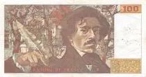 Francia 100 Francs Delacroix - 1978 Serial T.4 - Hatched - VF