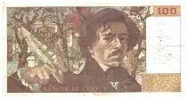 Francia 100 Francs Delacroix - 1979 Serial V.3 - F+
