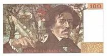 Francia 100 Francs Delacroix - 1980 VF