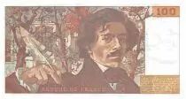 Francia 100 Francs Delacroix - 1981 Serial U.53 - XF