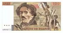 Francia 100 Francs Delacroix - 1982 - S&eacute;rie M.60 - Fay.69.06