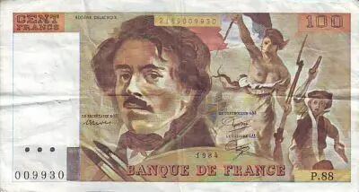 Francia 100 Francs Delacroix - 1984