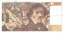 Francia 100 Francs Delacroix - 1984 Serial E.89 - VF
