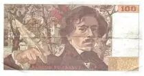 Francia 100 Francs Delacroix - 1984 Serial L.88 - VF