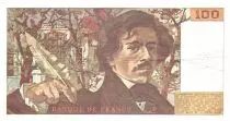 Francia 100 Francs Delacroix - 1985 VF