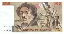 Francia 100 Francs Delacroix - 1986 VF