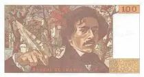 Francia 100 Francs Delacroix - 1987 Serial J.127 - XF