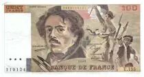 Francia 100 Francs Delacroix - 1989 VF