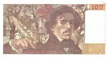 Francia 100 Francs Delacroix - 1989 VF