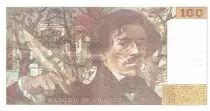 Francia 100 Francs Delacroix - 1990 Serial B.180 - VF