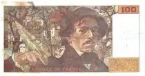 Francia 100 Francs Delacroix - 1990 Serial E.189 - F to VF