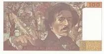 Francia 100 Francs Delacroix - 1991 - Serial G.190