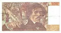 Francia 100 Francs Delacroix - 1991 Serial P.171 - Small watermark - F+