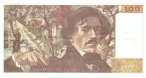 Francia 100 Francs Delacroix - 1991 Serial P.202 - VF