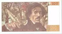 Francia 100 Francs Delacroix - 1991 Serial S.171 - Big watermark