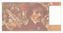Francia 100 Francs Delacroix - 1993 Serial C.255 - AU