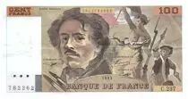 Francia 100 Francs Delacroix - 1993 VF
