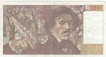 Francia 100 Francs Delacroix 1978 - Serial U.2