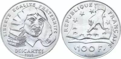 Francia 100 Francs Descartes - 1991