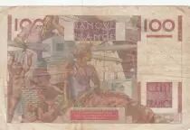 Francia 100 Francs Farmer -  17-07-1947 - Serial T.211 - P.128