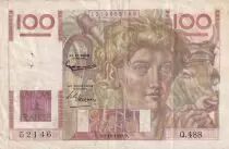 Francia 100 Francs Farmer - 02-10-1952 - Serial Q.488 - VF