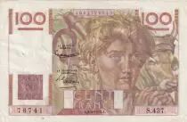 Francia 100 Francs Farmer - 03-04-1952 - Serial S.437