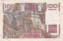 Francia 100 Francs Farmer - 04-06-1953 - Serial B.550 - VF