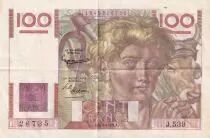 Francia 100 Francs Farmer - 04-06-1953 - Serial J.539 - XF