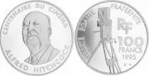 Francia 100 Francs Hitchcock - 100 years of Cinema - 1995 Proof