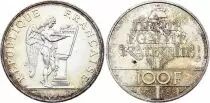 Francia 100 Francs Human rights - 1989 Silver