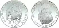 Francia 100 Francs King Clovis  - 1996 - Silver - Without box and certificate - Proof