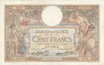 Francia 100 Francs LOM - large cartridges - 04-01-1929 - Serial C.23774