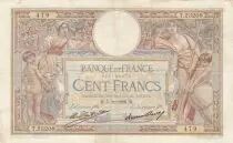 Francia 100 Francs LOM - large cartridges - 05-12-1928 - Serial T.23208