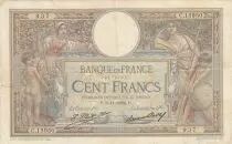 Francia 100 Francs LOM - large cartridges - 08-11-1926 - Serial C.15950