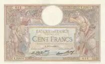 Francia 100 Francs LOM - large cartridges - 10-07-1928 - Serial E.22031