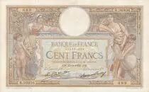 Francia 100 Francs LOM - large cartridges - 15-09-1932 - Serial R.36936
