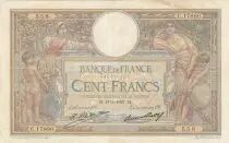 Francia 100 Francs LOM - large cartridges - 18-05-1927 - Serial C.17880