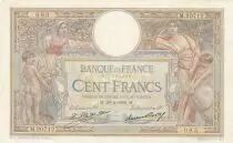 Francia 100 Francs LOM - large cartridges - 29-02-1928 - Serial M.20712