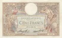 Francia 100 Francs Luc Olivier Merson - 01-08-1935 -  Serial N.49111