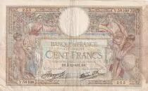 Francia 100 Francs Luc Olivier Merson - 02-12-1937 - Serial V.56108