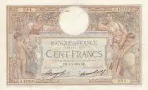 Francia 100 Francs Luc Olivier Merson - 05-07-1934 -  Serial G.45230