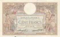 Francia 100 Francs Luc Olivier Merson - 06-06-1935 -  Serial G.48543