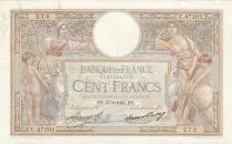 Francia 100 Francs Luc Olivier Merson - 06-06-1935 -  Serial U.47202
